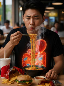 초가공식품이 장내 생태계를 무너뜨린다.