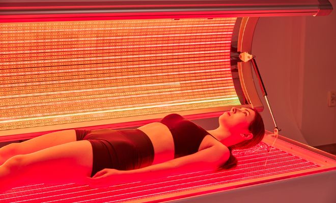 benefits on red light therapy on stomach